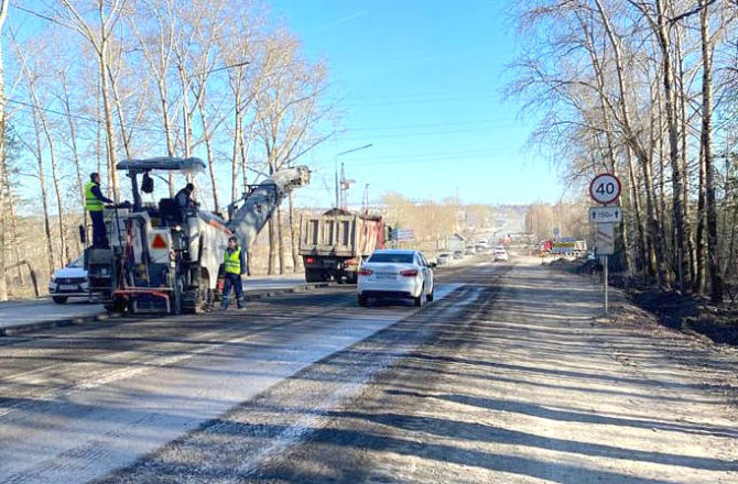 В Соликамском округе продолжается ремонт автомобильных дорог